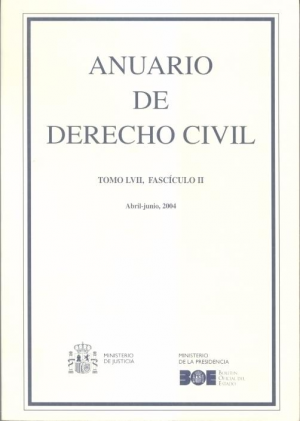ANUARIO DE DERECHO CIVIL 2004