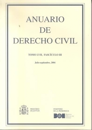 ANUARIO DE DERECHO CIVIL 2004