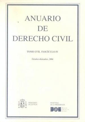 ANUARIO DE DERECHO CIVIL 2004