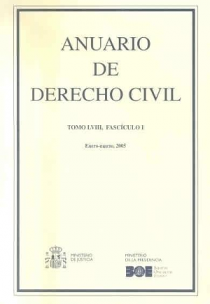 ANUARIO DE DERECHO CIVIL 2005