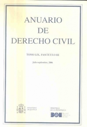 ANUARIO DE DERECHO CIVIL 2006