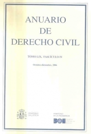 ANUARIO DE DERECHO CIVIL 2006