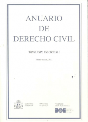 ANUARIO DE DERECHO CIVIL 2011
