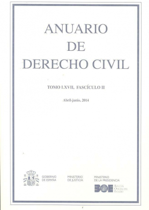 ANUARIO DE DERECHO CIVIL 2014