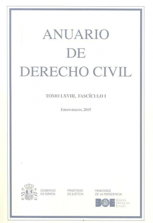 ANUARIO DE DERECHO CIVIL 2015