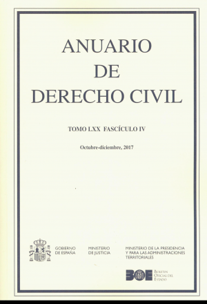 ANUARIO DE DERECHO CIVIL 2017