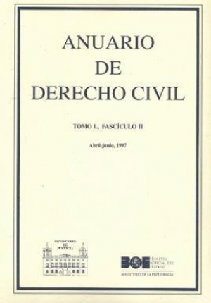 Cubierta de ANUARIO DE DERECHO CIVIL 1997