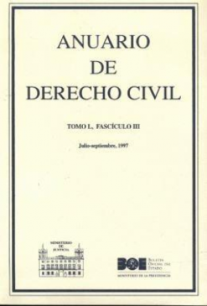 Cubierta de ANUARIO DE DERECHO CIVIL 1997