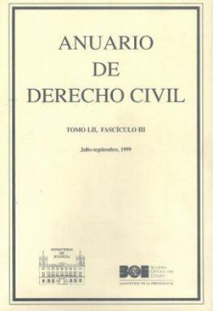 ANUARIO DE DERECHO CIVIL 1999