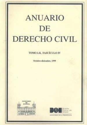 ANUARIO DE DERECHO CIVIL 1999