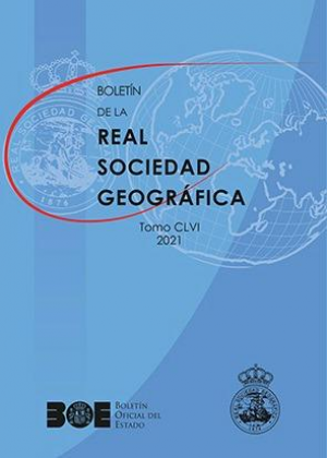 Cubierta de BOLETÍN DE LA REAL SOCIEDAD GEOGRÁFICA. TOMO CLVI 2021