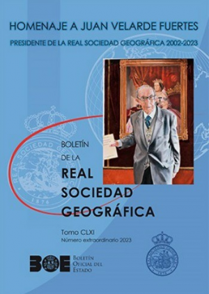 Cubierta de BOLETÍN DE LA REAL SOCIEDAD GEOGRÁFICA. TOMO CLXI NÚMERO EXTRAORDINARIO 2023