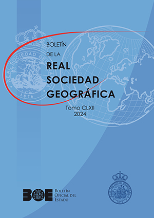 Cubierta de BOLETÍN DE LA REAL SOCIEDAD GEOGRÁFICA. TOMO CLXII 2024