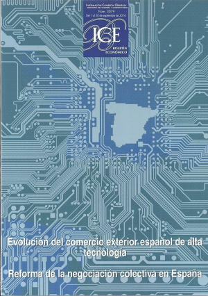 Cubierta de BOLETÍN ECONÓMICO DE INFORMACIÓN COMERCIAL ESPAÑOLA NÚMERO 3079. SEP 2016