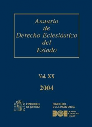 Cubierta de ANUARIO DE DERECHO ECLESIÁSTICO DEL ESTADO 2004