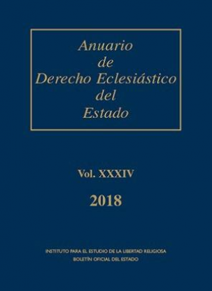 ANUARIO DE DERECHO ECLESIÁSTICO DEL ESTADO 2018