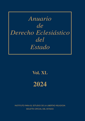 Cubierta de ANUARIO DE DERECHO ECLESIASTICO DEL ESTADO 2024