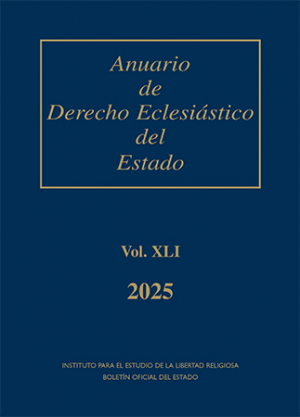 Cubierta de ANUARIO DE DERECHO ECLESIASTICO DEL ESTADO 2025