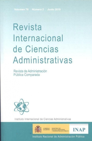 Cubierta de REVISTA INTERNACIONAL DE CIENCIAS ADMINISTRATIVA. VOL 76 Nº 2