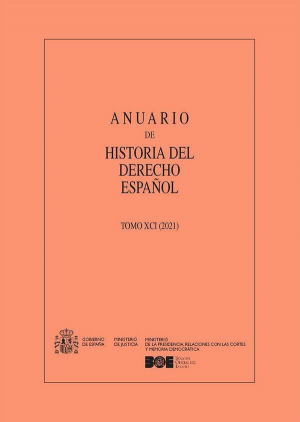 Cubierta de ANUARIO DE HISTORIA DEL DERECHO ESPAÑOL 2021