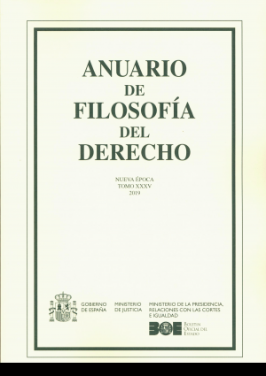 ANUARIO DE FILOSOFÍA DEL DERECHO 2019