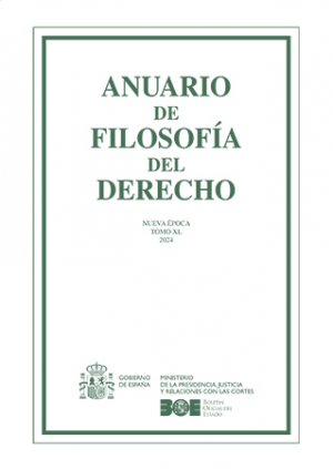 Cubierta de ANUARIO DE FILOSOFIA DEL DERECHO 2024