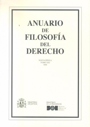 ANUARIO DE FILOSOFÍA DEL DERECHO 2004