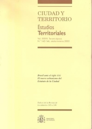 Cubierta de CIUDAD Y TERRITORIO Nº 145-146