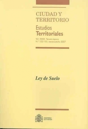 CIUDAD Y TERRITORIO Nº 152-153