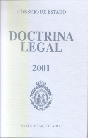 Cubierta de DOCTRINA LEGAL DEL CONSEJO DE ESTADO 2001