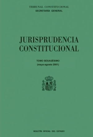 Cubierta de JURISPRUDENCIA CONSTITUCIONAL 2001