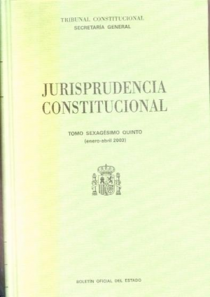 JURISPRUDENCIA CONSTITUCIONAL 2003
