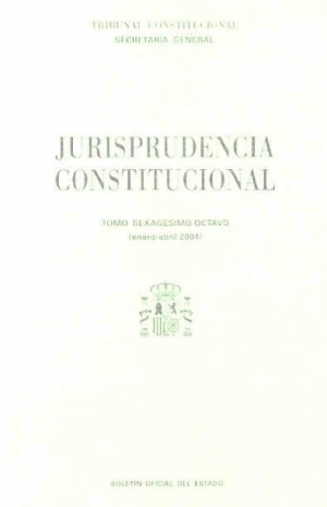 Cubierta de JURISPRUDENCIA CONSTITUCIONAL 2004