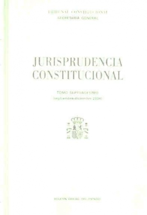 JURISPRUDENCIA CONSTITUCIONAL 2004