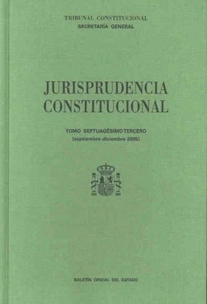 JURISPRUDENCIA CONSTITUCIONAL 2005