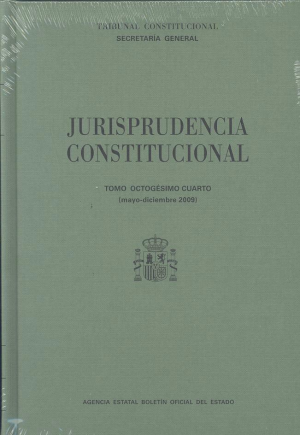 Cubierta de JURISPRUDENCIA CONSTITUCIONAL 2009