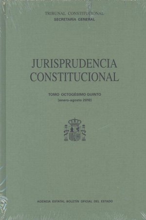 Cubierta de JURISPRUDENCIA CONSTITUCIONAL 2010