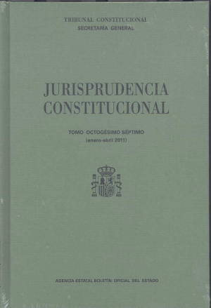 Cubierta de JURISPRUDENCIA CONSTITUCIONAL 2011