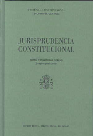 Cubierta de JURISPRUDENCIA CONSTITUCIONAL 2011