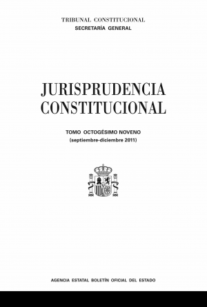 JURISPRUDENCIA CONSTITUCIONAL 2011