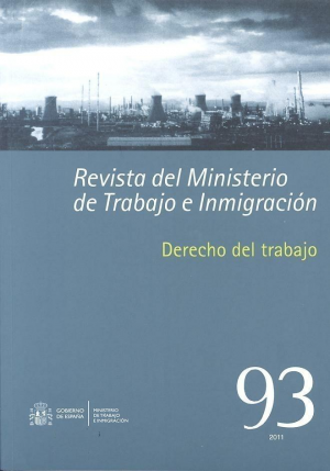Cubierta de REVISTA DEL MINISTERIO DE TRABAJO E INMIGRACIÓN Nº 93