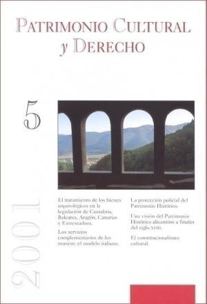 PATRIMONIO CULTURAL Y DERECHO 2001
