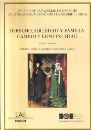 DERECHO, SOCIEDAD Y FAMILIA: CAMBIO Y CONTINUIDAD