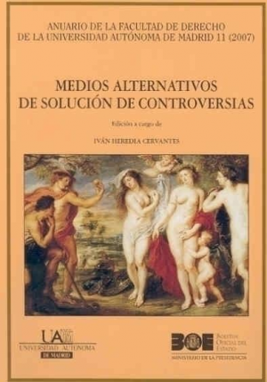 Cubierta de MEDIOS ALTERNATIVOS DE SOLUCIÓN DE CONTROVERSIAS