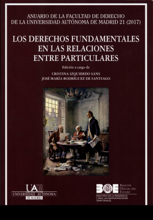 Cubierta de LOS DERECHOS FUNDAMENTALES EN LAS RELACIONES ENTRE PARTICULARES