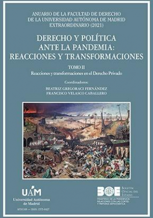 DERECHO Y POLÍTICA ANTE LA PANDEMIA: REACCIONES Y TRANSFORMACIONES. TOMO II REACCIONES Y TRANSFORMACIONES EN EL DERECHO PRIVADO