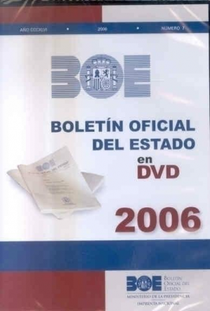 Cubierta de BOE EN DVD 2006