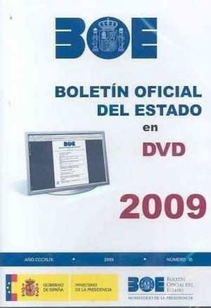 Cubierta de BOE EN DVD 2009