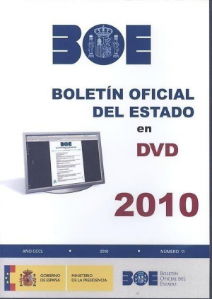 Cubierta de BOE EN DVD 2010