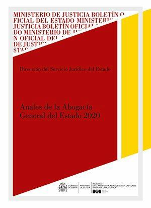 Cubierta de ANALES DE LA ABOGACÍA GENERAL DEL ESTADO 2020